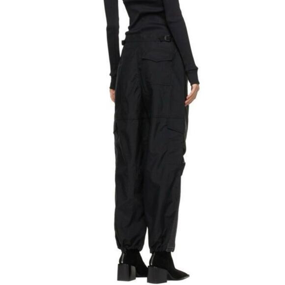 Alexander Wang HYBRID pack BARREL cargo jeans BLACK denim x nylon women’s 27 NEW - Picture 6 of 13